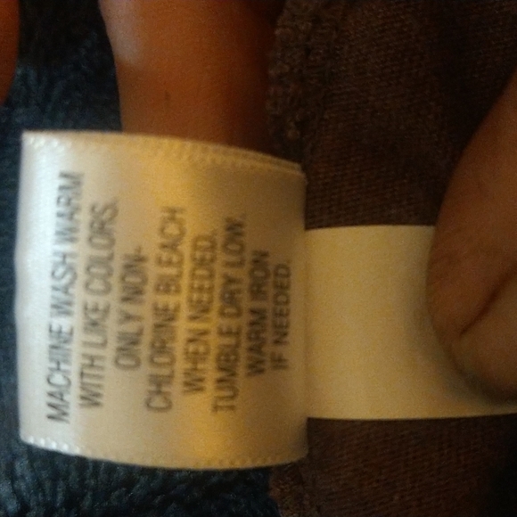 Woman's V Neck Blouse/Shirt Sonoma Life +Style Brown Small - Picture 4 of 8